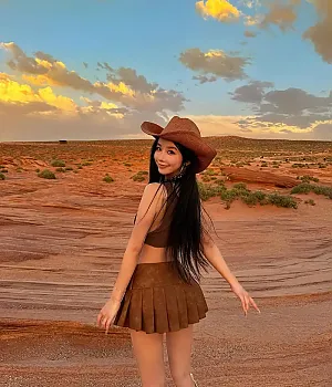 서부 카우보이 소녀