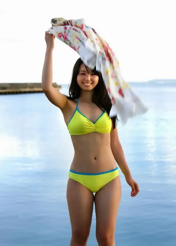 촬영장에서의 일본모델